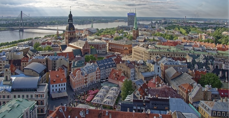 City Riga - panoramic view